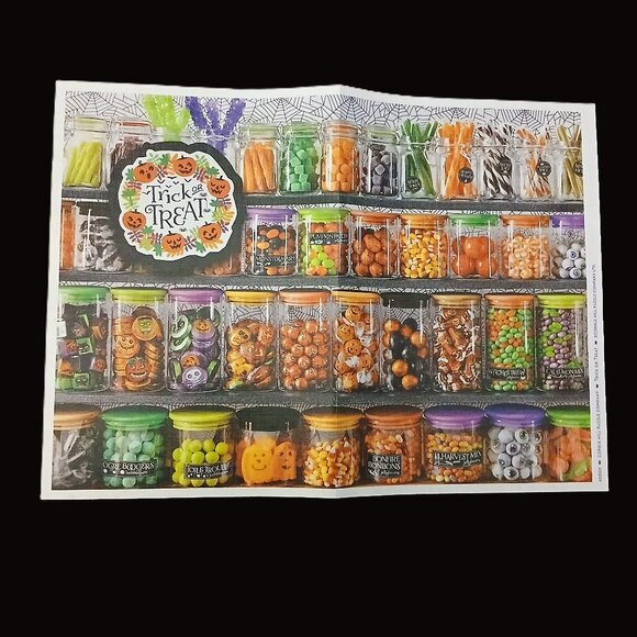 Cobble Hill Trick or Treat Jigsaw Puzzle, 1000 Pieces - Picture 3 of 3